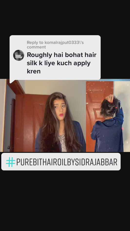 purebit hair oil by sidrajabbar